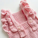 Baby Pink NZ Wool Romper | Vili Bear Baby & Children's Wear & Toys
