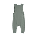 Dimples sage green merino romper  | Vili Bear Auckland NZ