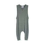 Dimples sage green merino romper  | Vili Bear Auckland NZ