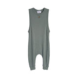 Dimples sage green merino romper  | Vili Bear Auckland NZ