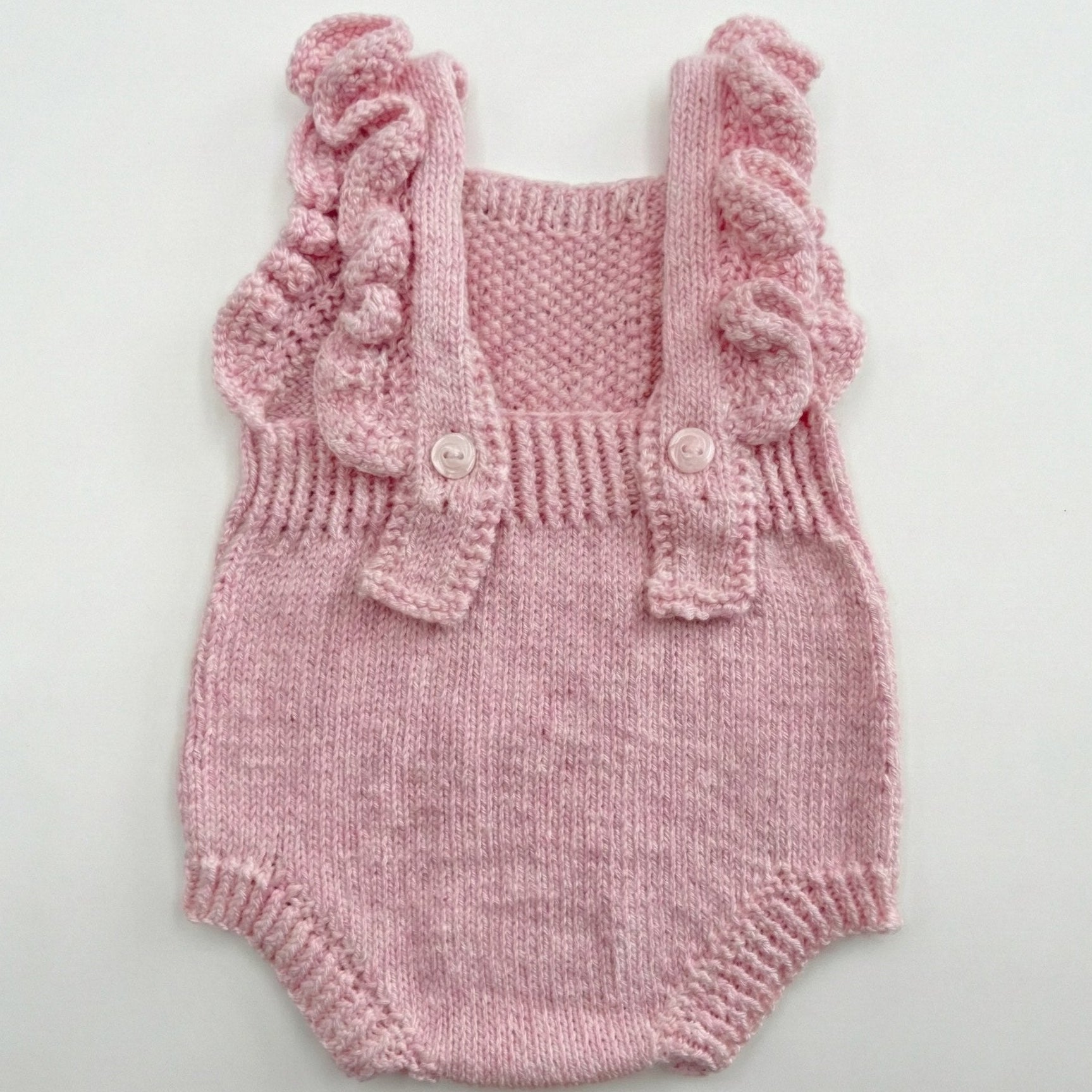 Baby Pink NZ Wool Romper | Vili Bear Baby & Children's Wear & Toys
