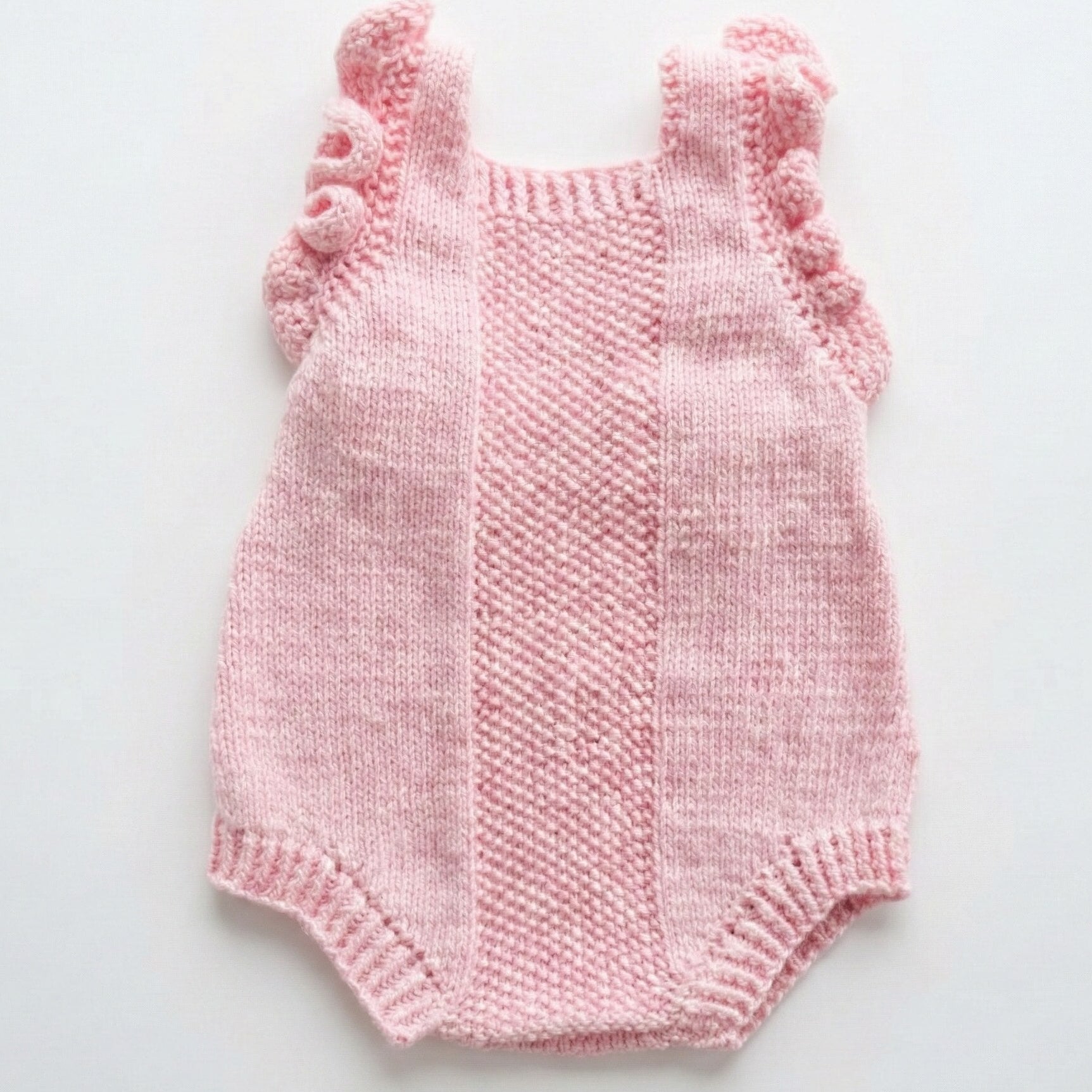 Baby Pink NZ Wool Romper | Vili Bear Baby & Children's Wear & Toys